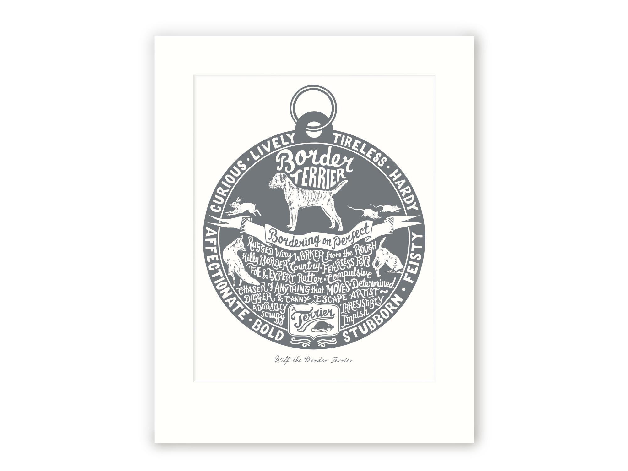 Border Terrier Art Print | The Enlightened Hound