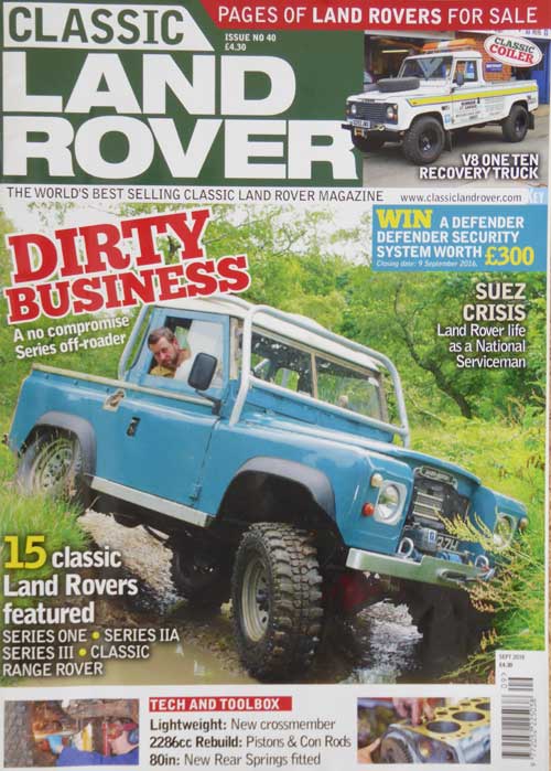 Classic Land Rover Magazine UK Cover