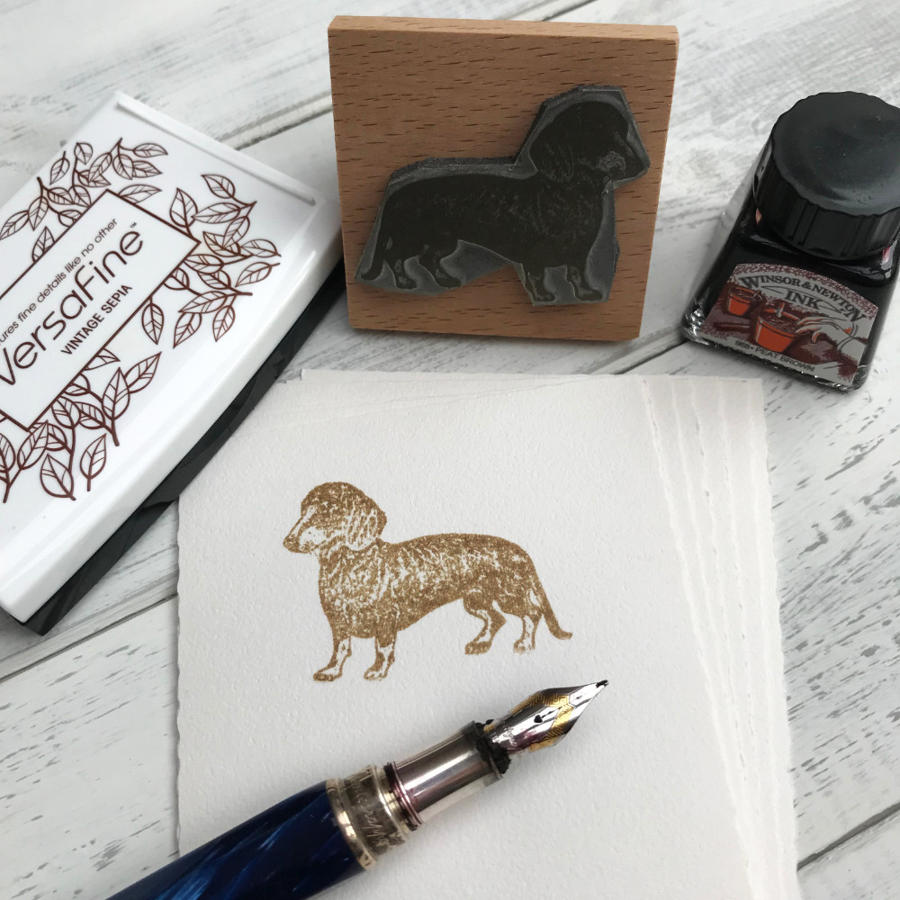 Dachshund Rubber Stamp | The Enlightened Hound