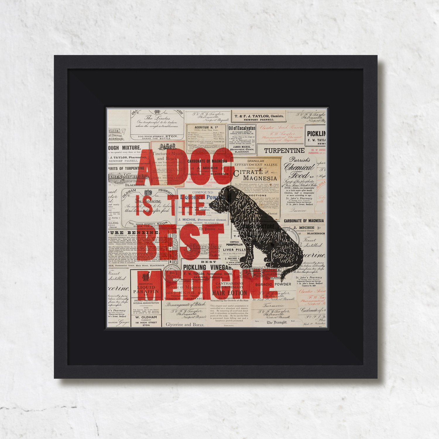 Dog is the Best Medicine Fine Art Print | The Enlightened Hound