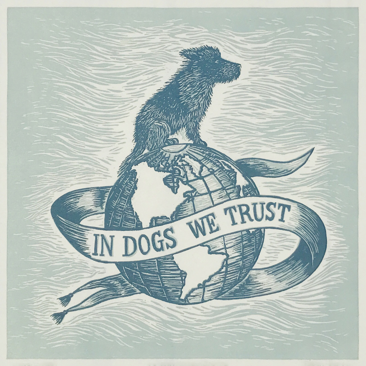 In Dogs We Trust Illustration Print | The Enlightened Hound