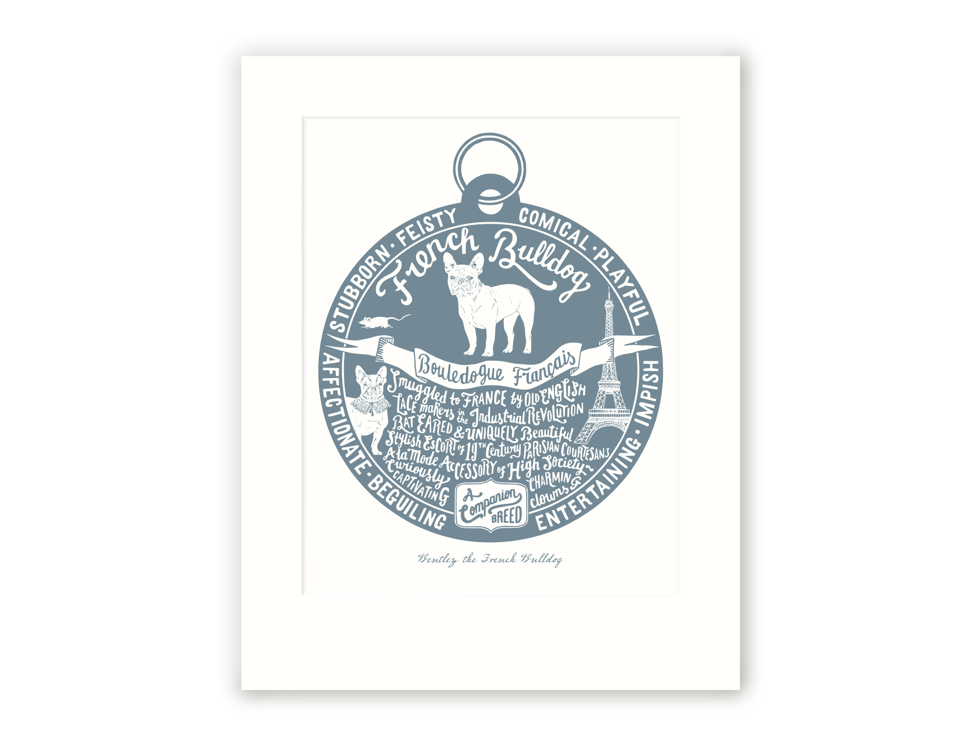 French Bulldog Art Print | The Enlightened Hound