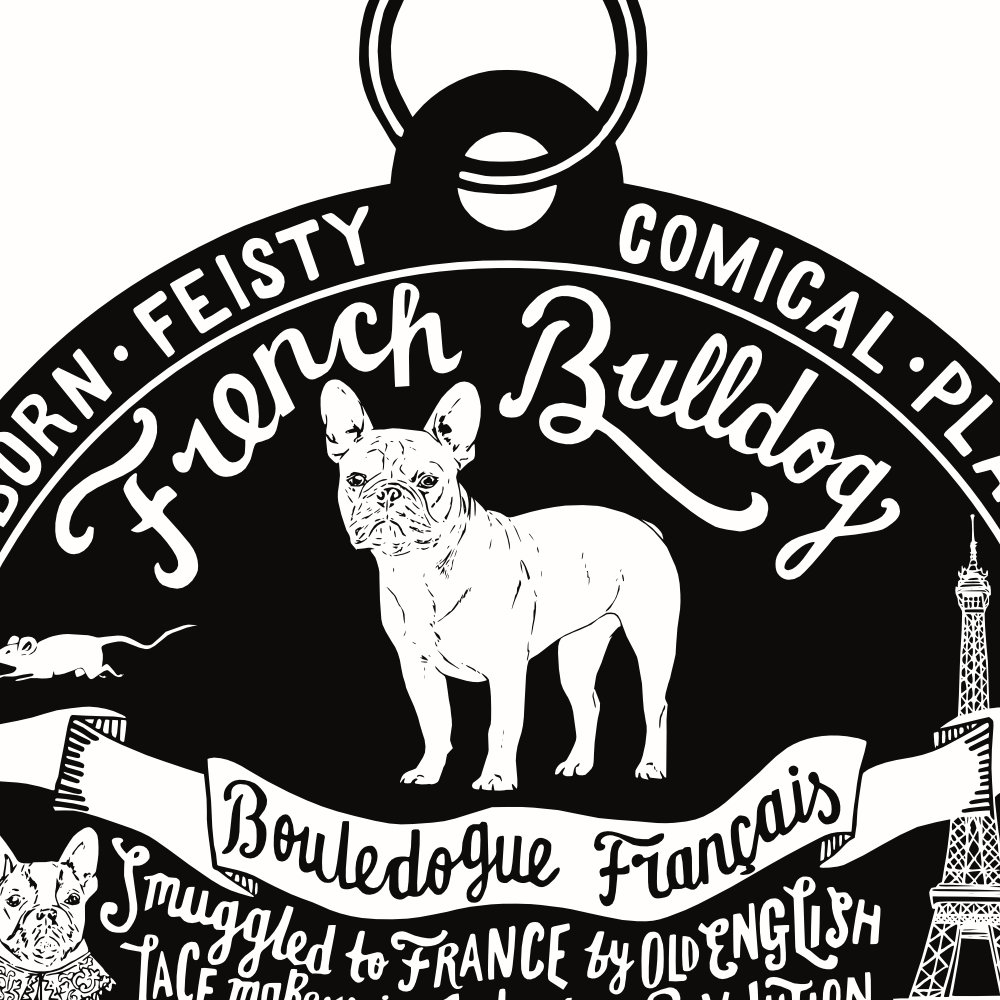 French Bulldog Art Print | The Enlightened Hound