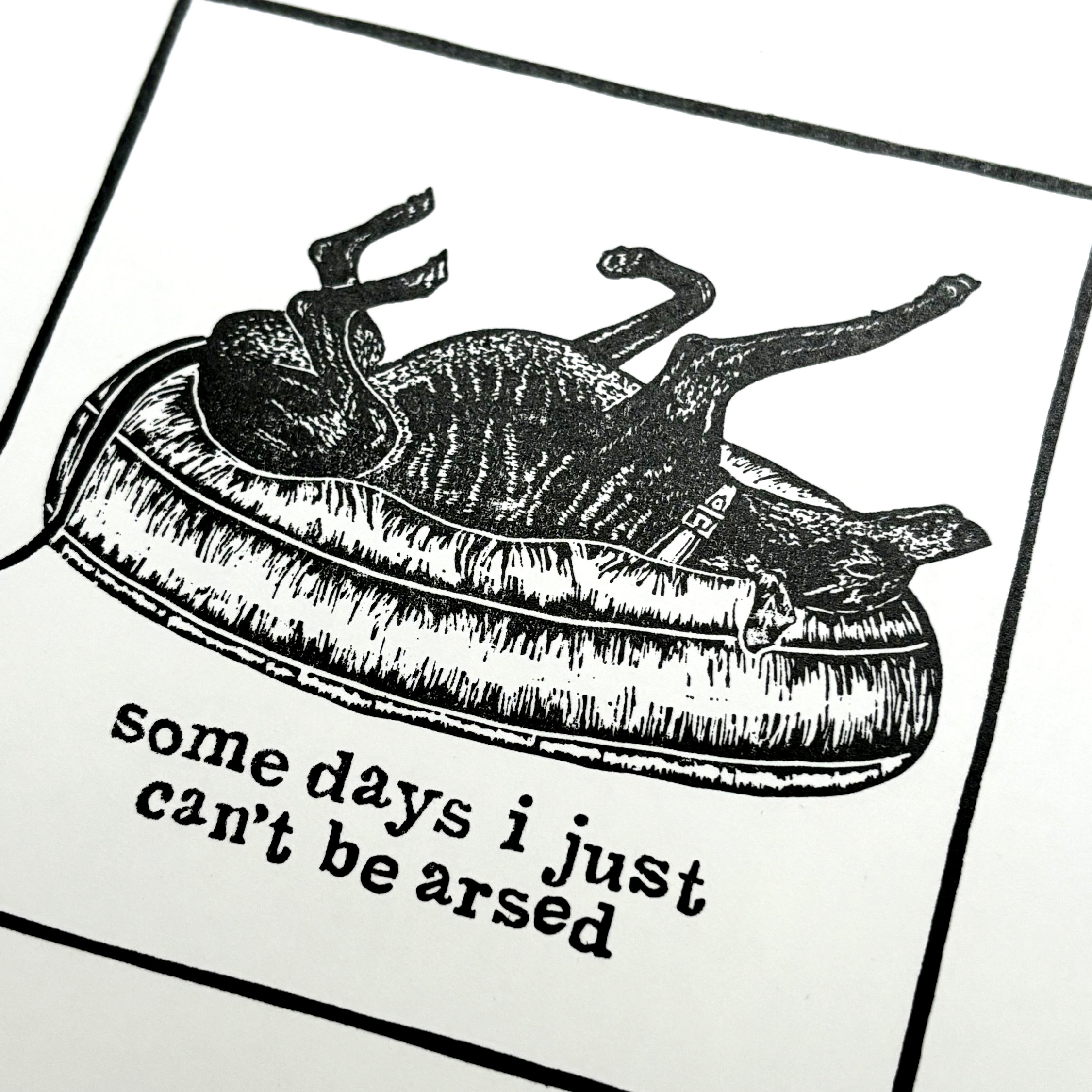 Roaching lurcher Greyhound Whippet Sighthound print