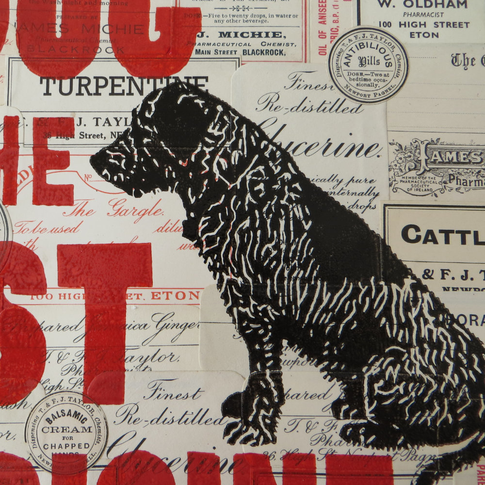 Linoprinted Dog | The Enlightened Hound