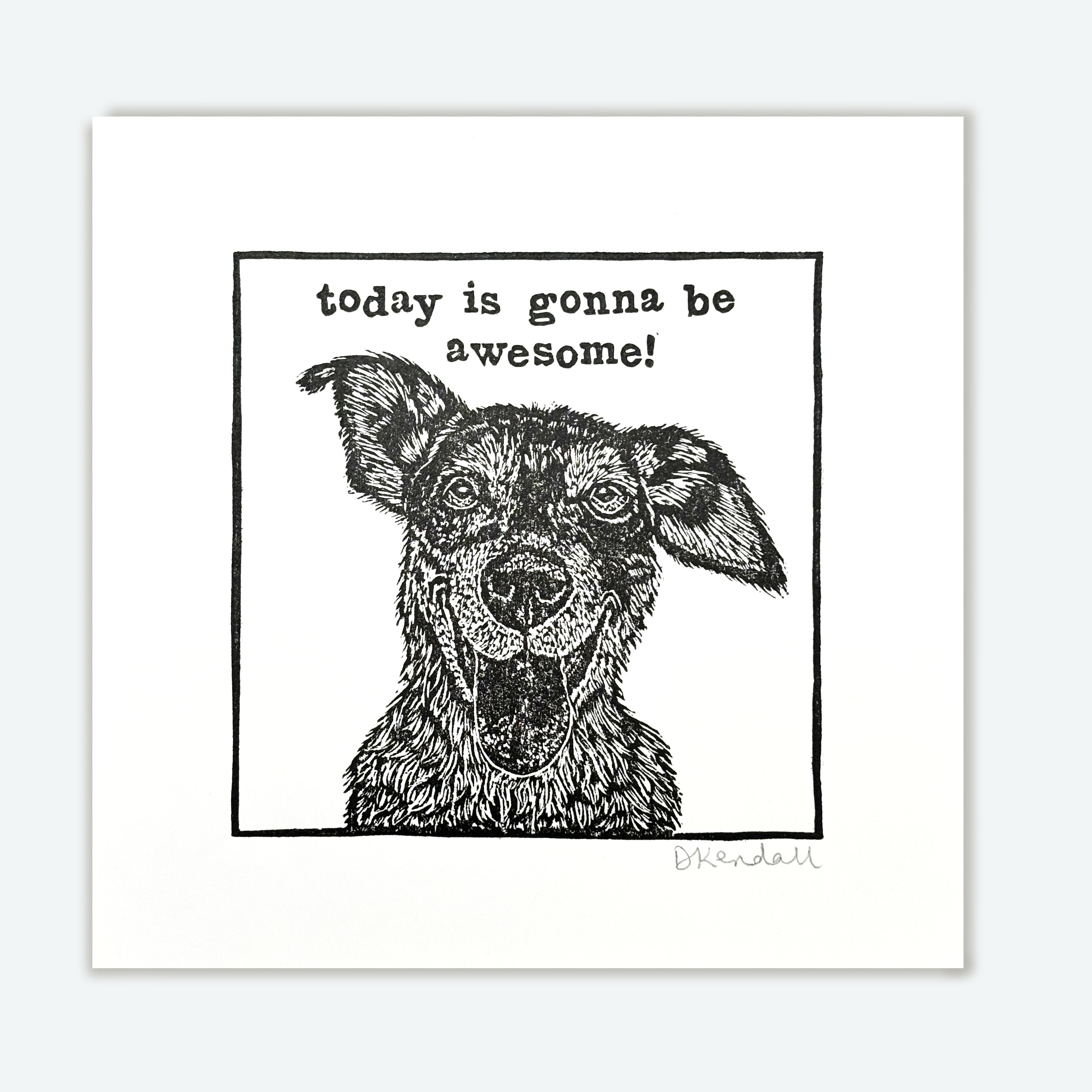 An Awesome Day Print  | The Enlightened Hound