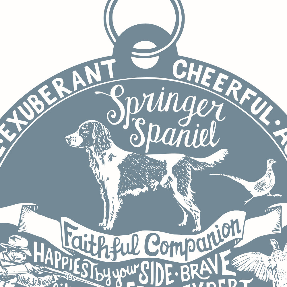 Springer Spaniel Art Print | The Enlightened Hound